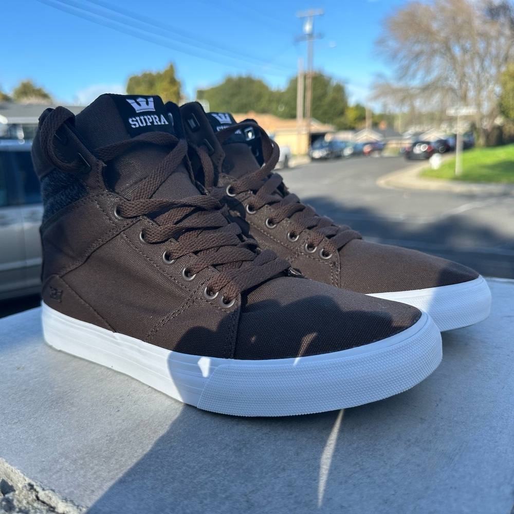Supra Footwear Aluminum ‘Chocolate’ Size 9